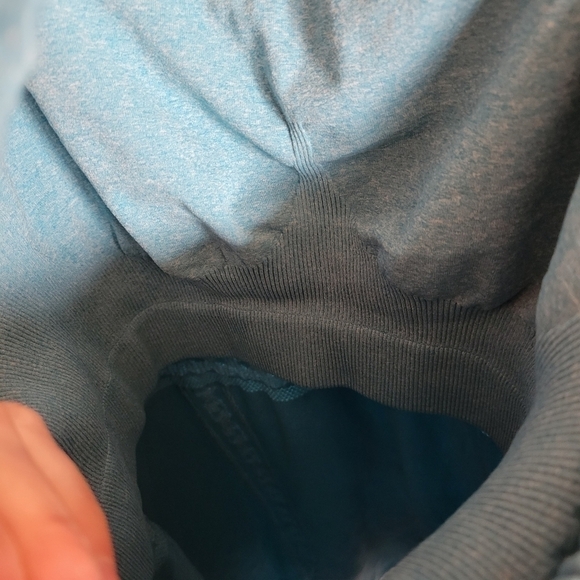 ATHLETA Racerback Athletic Tank Top Built in Bra Blue Medium - Picture 6 of 8